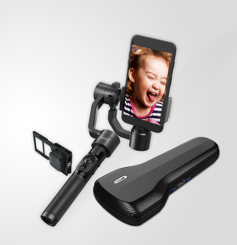 Gimbal for shop mobile and gopro
